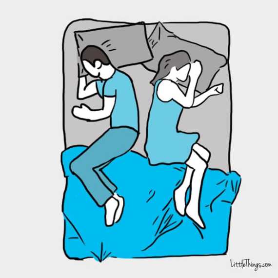 What Your Sleeping Position With a Partner Says About Your Relationship |  HuffPost null