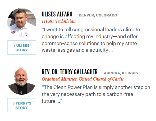 Despite what polluters would have you believe, there are real people with real stories and real reasons for a strong, enforceable Clean Power Plan.