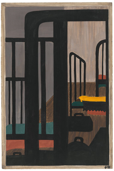 jacob lawrence paintings great migration series