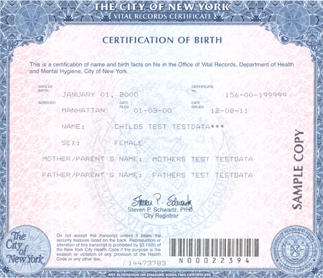 Order U S Birth Certificate in Harvey North Dakota USA Aid Air