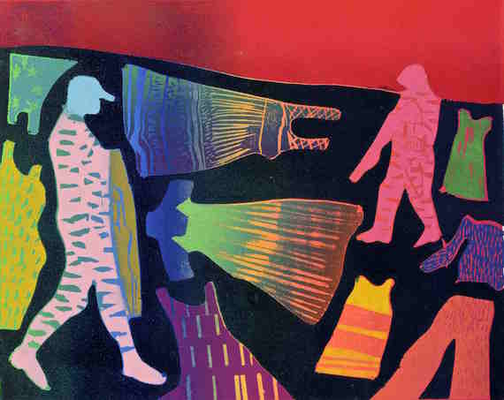 2015-09-02-1441202215-7496721-LASHP8TomHammickCrowdControlReductionWoodcut2015.TomHammick.CourtesyofFlowersGalleryLondonandNewYork.jpg