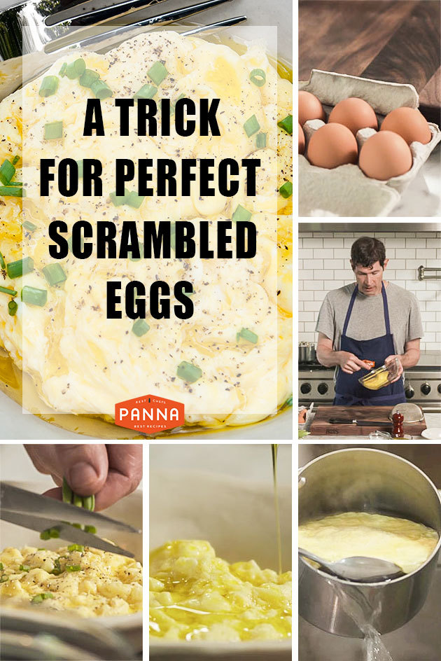 Daniel Patterson's Poached Scrambled Eggs Recipe