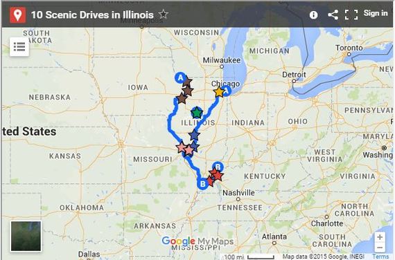 5 Of The Best Scenic Drives Through Illinois Huffpost 