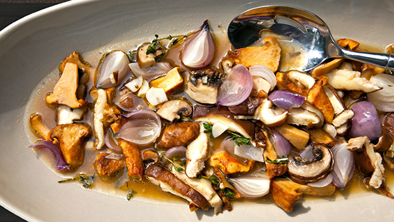 Italian Wild Mushrooms Recipe by Michael Tusk