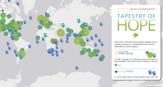 Click the map to explore the Tapestry of Hope