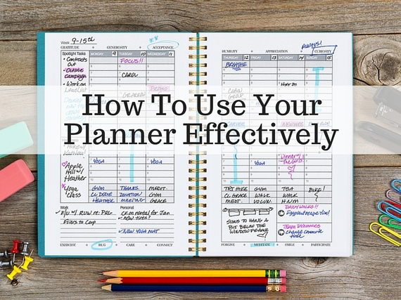 How to Use a Planner Effectively