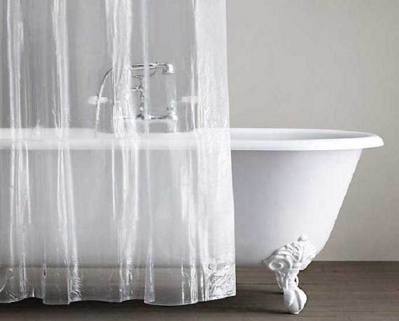 How to wash on sale shower liner