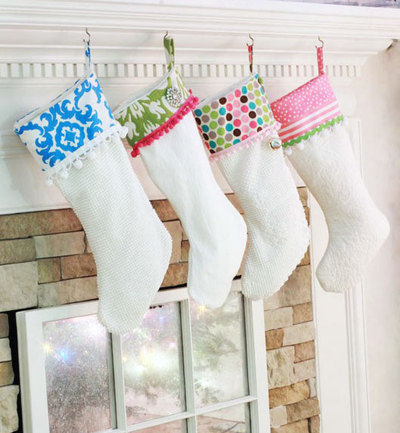 DIY Felt Christmas Stockings - Lia Griffith