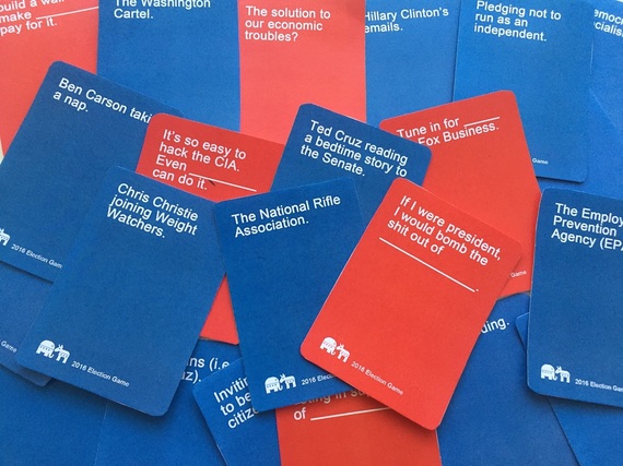 2016 Election Game Cards