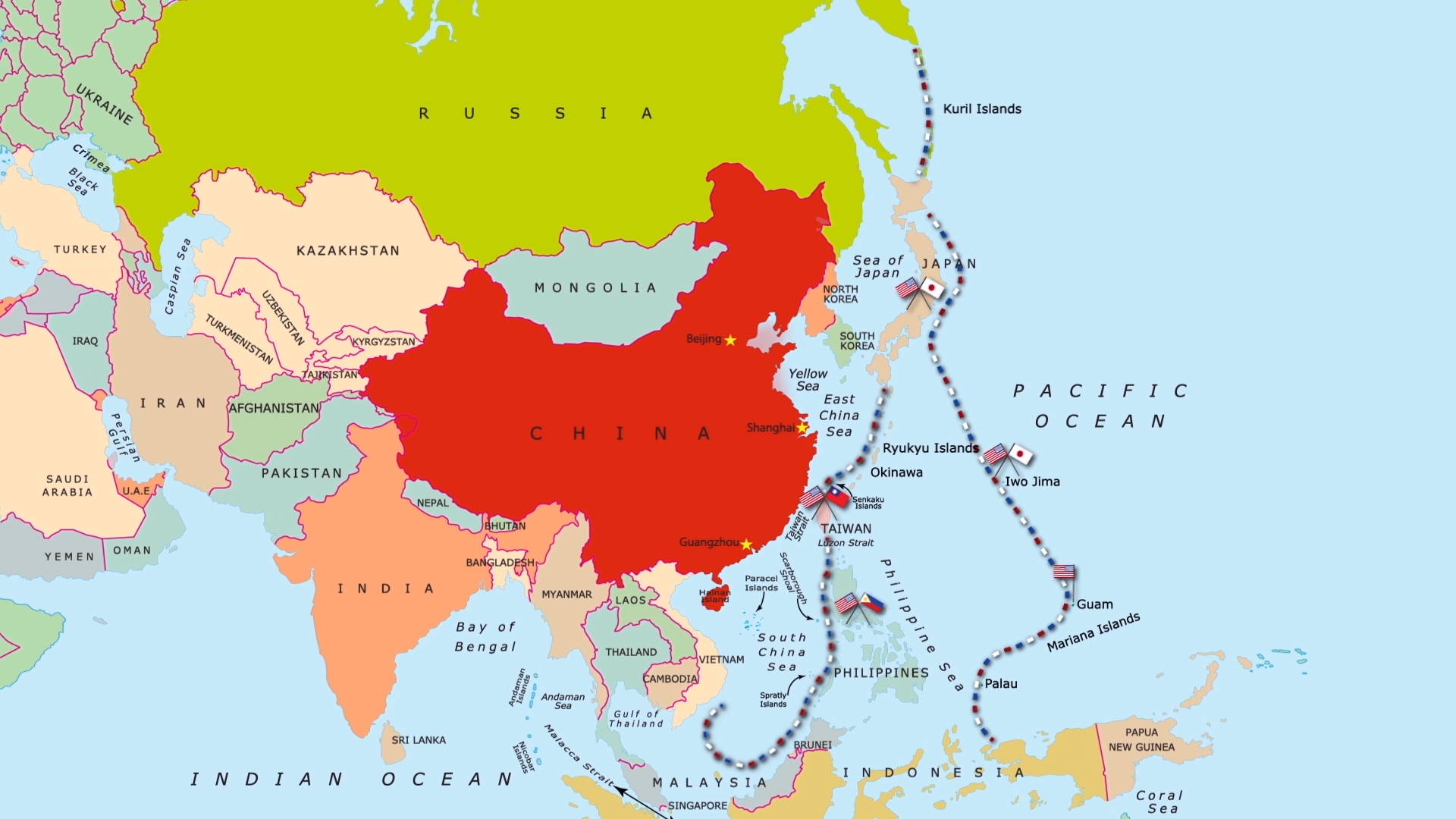 Китай и Корея на карте. Корея на карте России. Граница Китая и Северной Кореи на карте. С какой кореей граничит россия