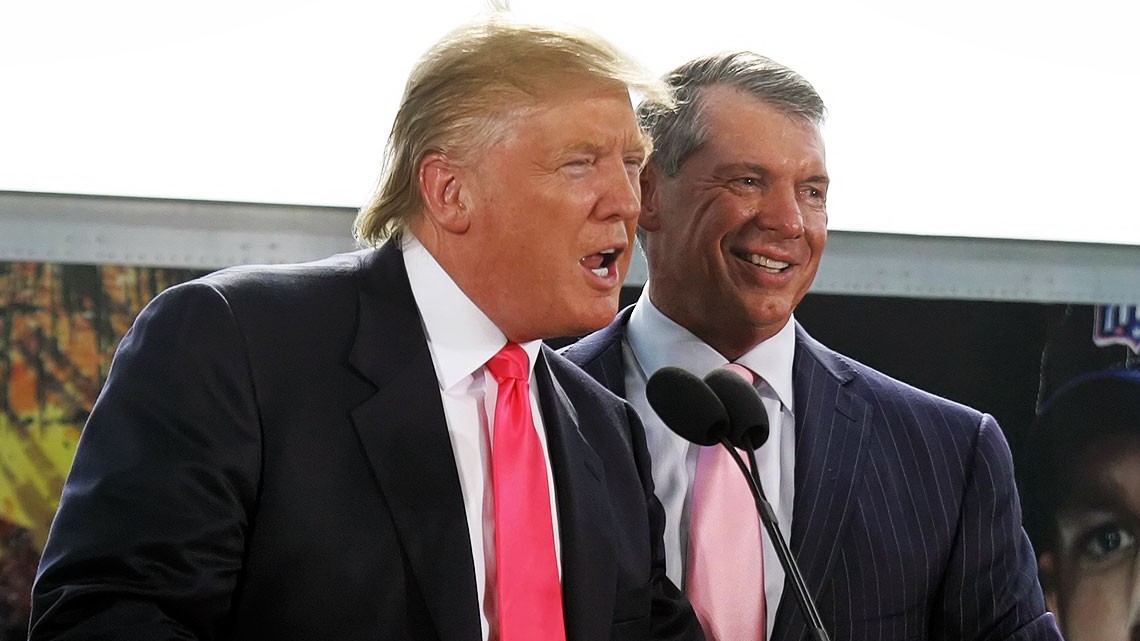 Trump and Vince McMahon