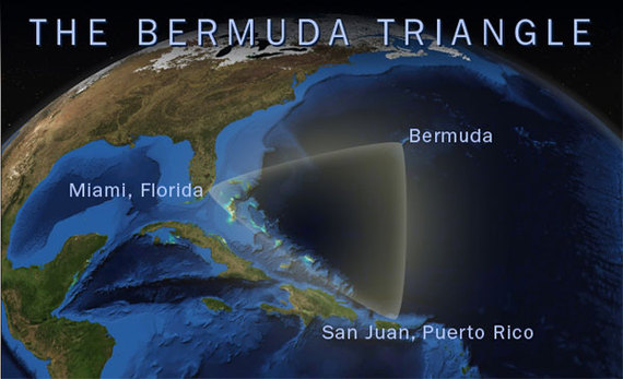 NOAA Image of Bermuda Triangle