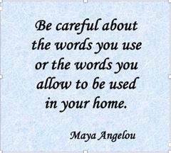 maya angelou words have power