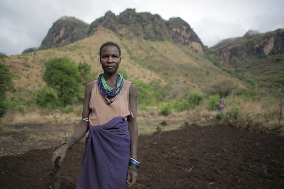 Woman farmer in Uganda