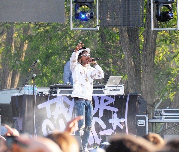 Wiz Khalifa on stage at Pozo CA 04-23-16