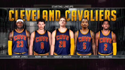NBA 24/7 - Cavs starting lineup in the 2016 NBA Playoffs 🔥