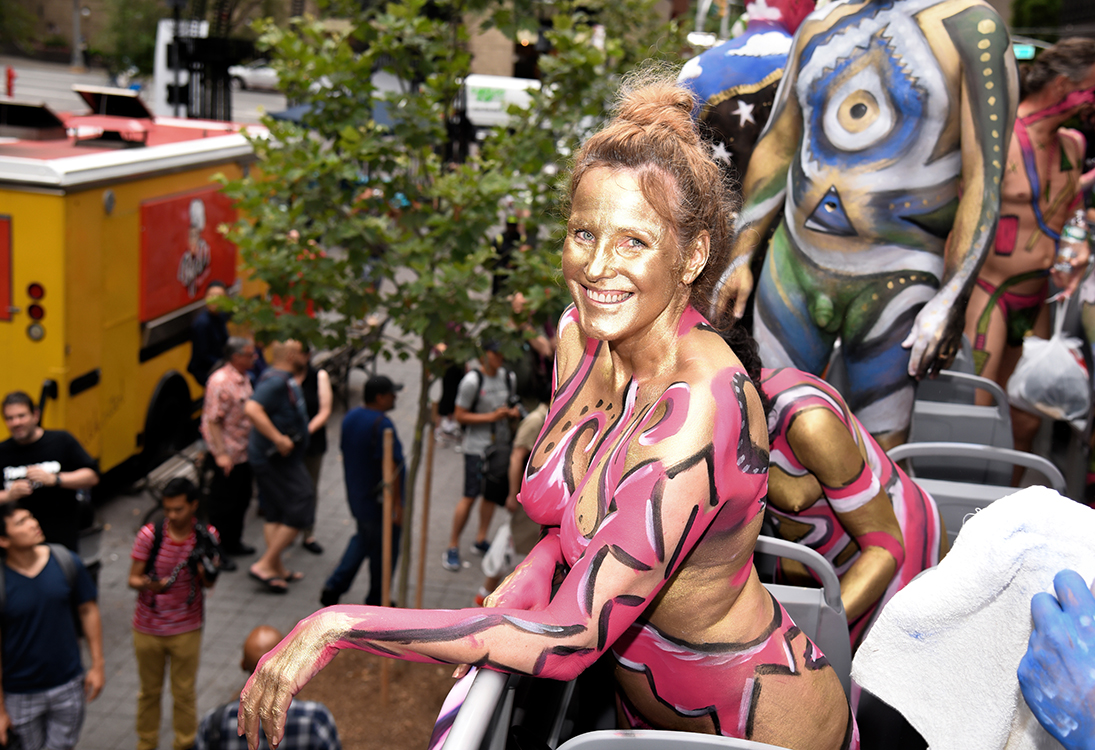 This Is Me Having My Naked Body Painted In Public At Age 60 HuffPost Commun...