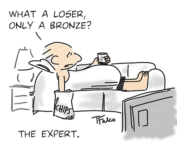 Couch Potatoes Judging The Olympics Huffpost