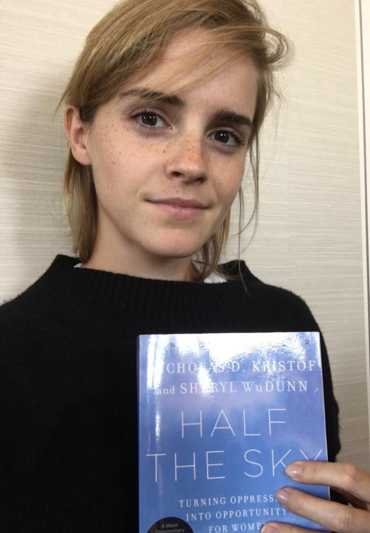 On International Literacy Day Emma Watson Interviews Half