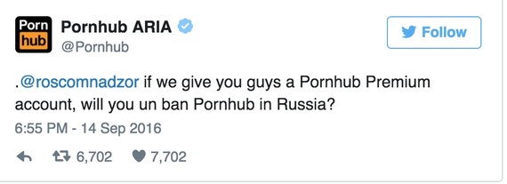 Kitty Yung Porn - Russia vs. PornHub | HuffPost