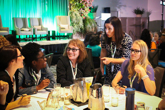 The author with conference attendees. Photo credit: Leia Marasovich