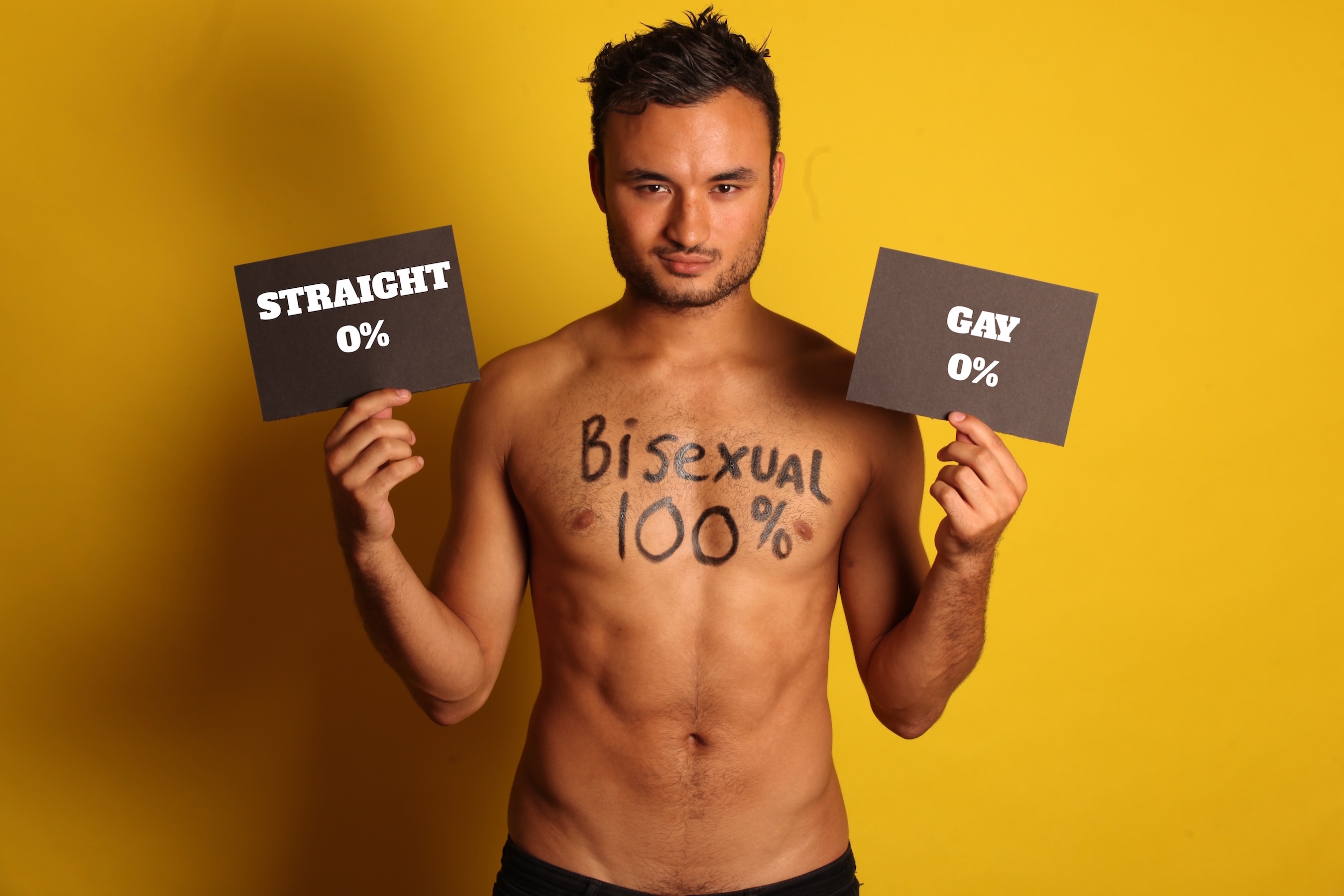 Amateur Bisexual Men Threesome Gay Fetish photo