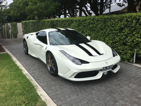 ferrari 458 speciale white