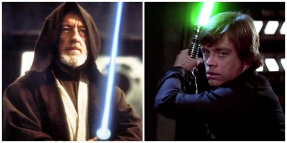 Luke Skywalker S Lightsaber In Jedi Belonged To Obi Wan Huffpost