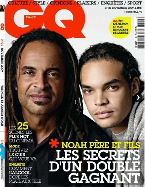 Joakim Noah On <em>GQ France</em> Cover With Father Yannick (PHOTO)