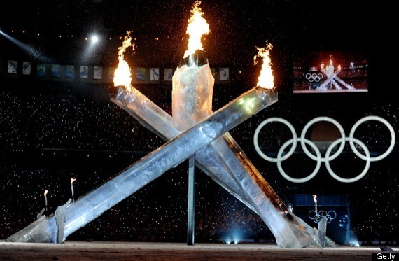 Image result for vancouver 2010 cauldron opening ceremony