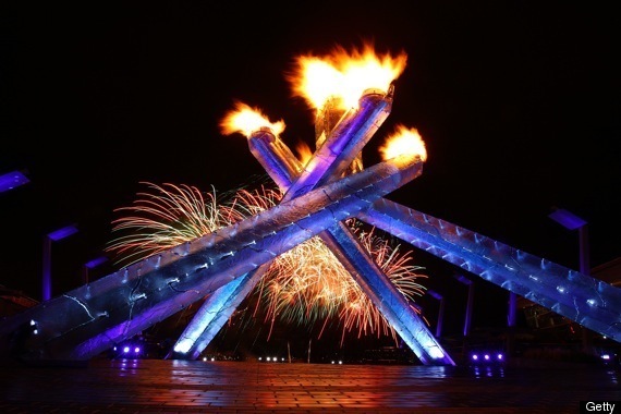 Vancouver Olympics Torch Mishap Opening Ceremony Pillar Fails Huffpost