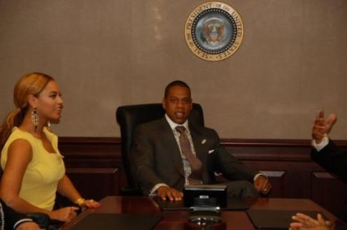 Jay Z In The Situation Room Rapper Met Obama Photos