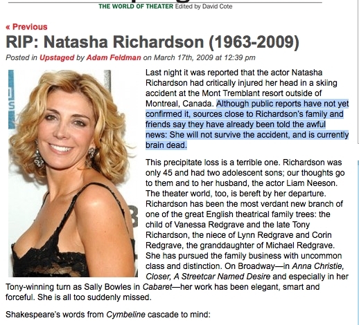 natasha richardson death