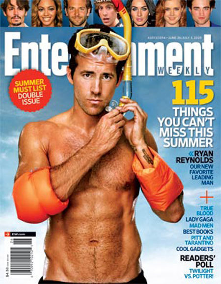 Shirtless Ryan Reynolds  Hot Pics, Photos and Images